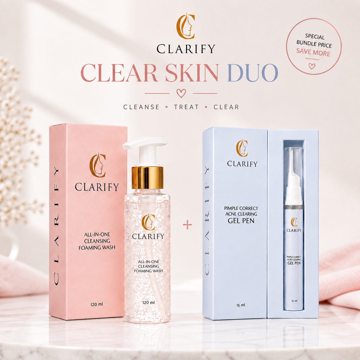 Facewash + Gel Pen Bundle