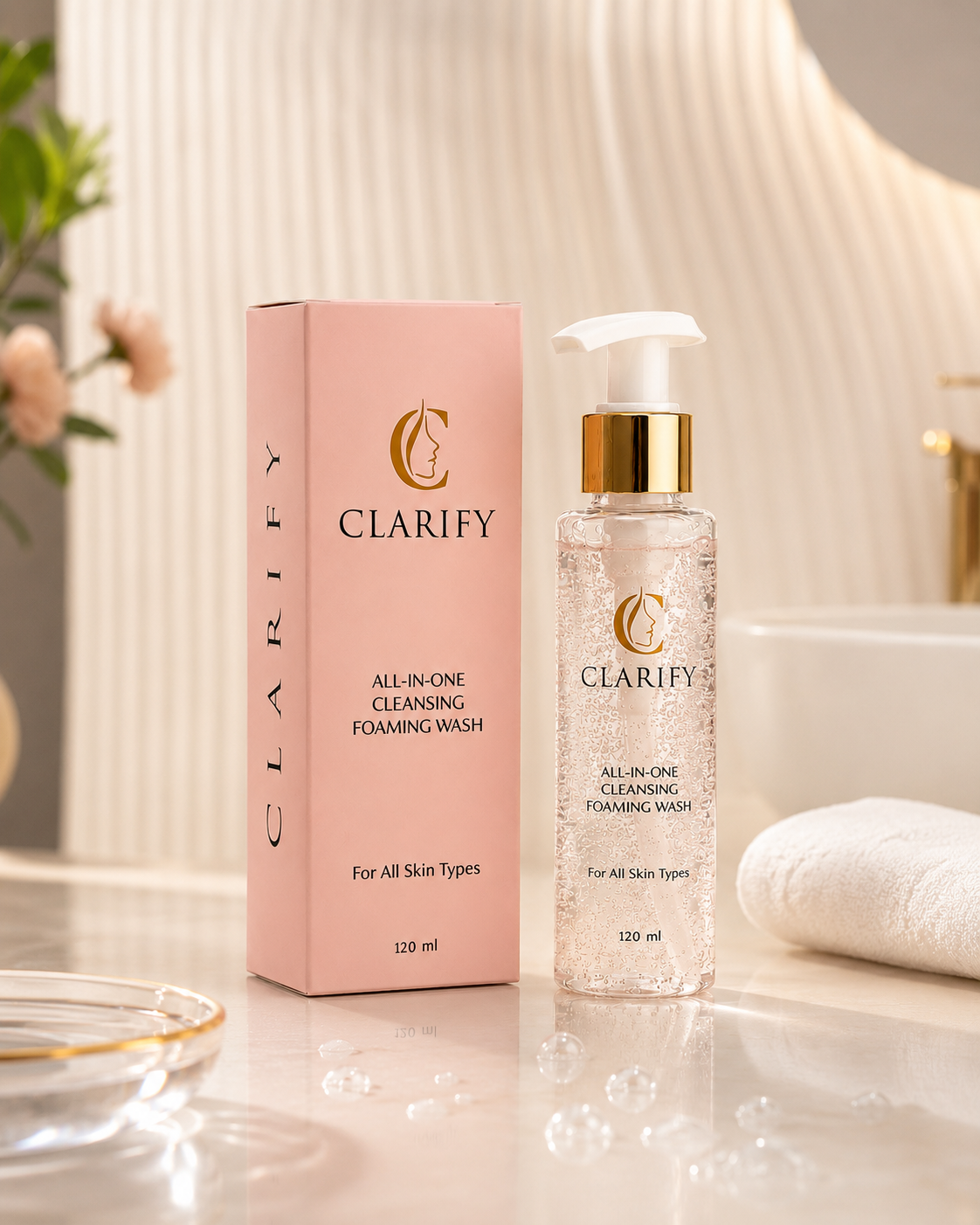 Clarify All-in-One Cleansing Foaming Wash